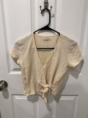 Madewell Tie-Front Top